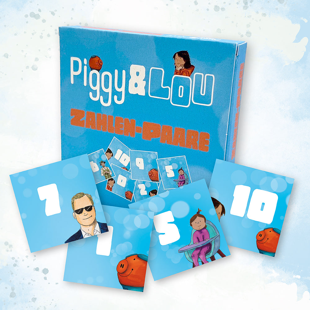 Piggy&Lou - Verliebte Zahlen - Memo Spiel