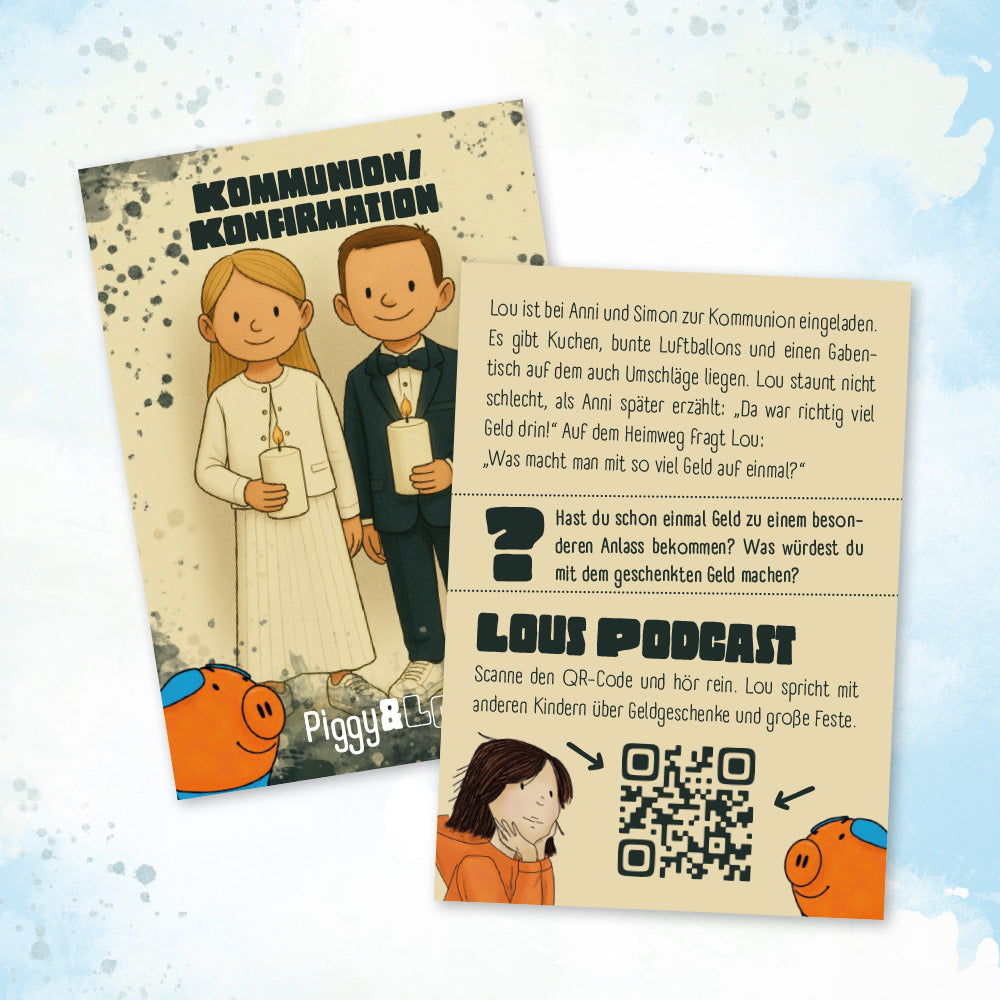 Piggy&Lou - Karten auf den Tisch