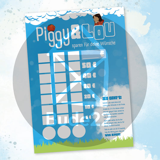 Piggy&Lou Sparposter – Wünsche sichtbar machen