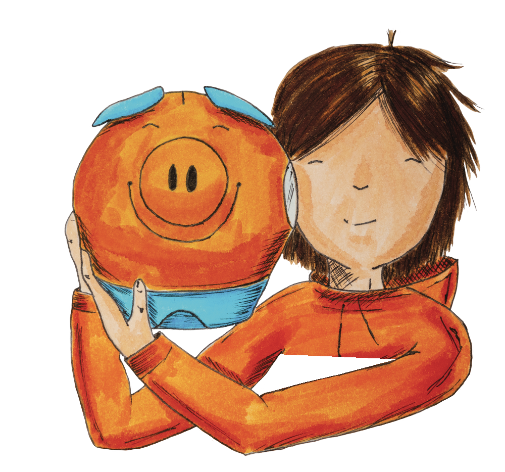 Piggy&Lou umarmen sich